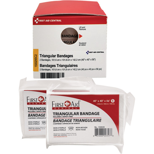 SmartCompliance&reg; Refill Triangular Bandages Helyx Safety & Industrial Supplies
