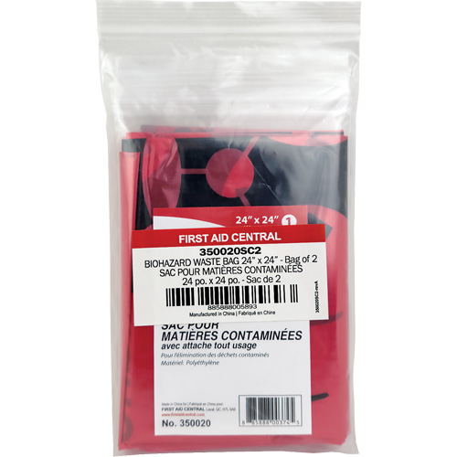 SmartCompliance&reg; Refill Waste Bags, Bio-Hazard, 24" L x 24" W Helyx Safety & Industrial Supplies