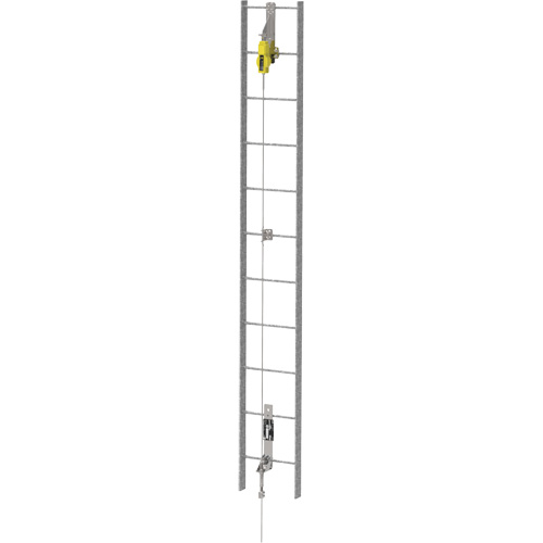 Ensemble de c&acirc;bles de s&eacute;curit&eacute; pour &eacute;chelle verticale Latchways, Acier inoxydable Helyx Safety & Industrial Supplies