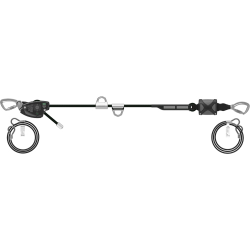 60' Rope Temporary Horizontal Lifeline, Kernmantle Helyx Safety & Industrial Supplies