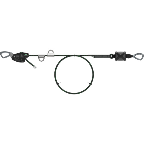 100' Rope Temporary Horizontal Lifeline, Kernmantle Helyx Safety & Industrial Supplies