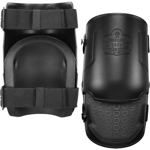 ProFlex 360 Hard Shell Hinged Knee Pads, Buckle Style, Rubber Caps, Foam Pads Helyx Safety & Industrial Supplies