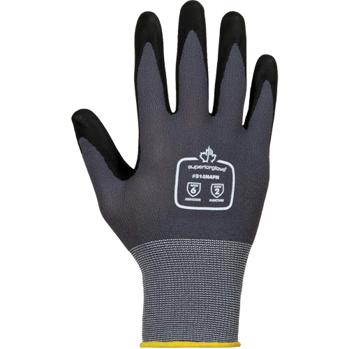 Dexterity&reg; High-Abrasion Gloves, 2X-Small/5, Foam Nitrile Coating, 15 Gauge, Nylon/Cotton Shell Helyx Safety & Industrial Supplies