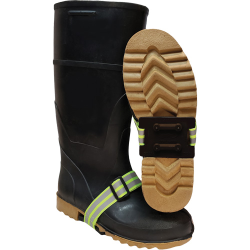 Icetred Mid-Sole Traction Device with Non-Defined Heel, Rubber/Tungsten Carbide, Stud Traction, One Size Helyx Safety & Industrial Supplies