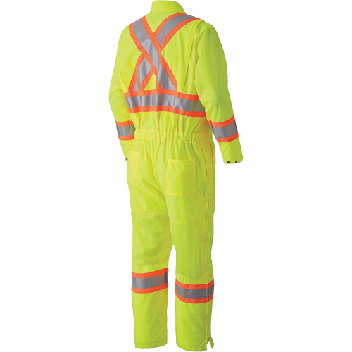 5999A Combinaison de s&eacute;curit&eacute; routi&egrave;re, T-petit, Jaune lime haute visibilit&eacute; Helyx Safety & Industrial Supplies