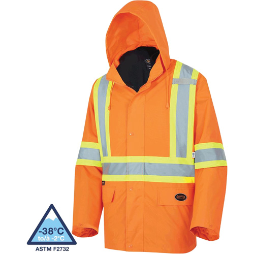 5632 The Rock 3-in-1 Parka, High Visibility Orange, X-Small Helyx Safety & Industrial Supplies