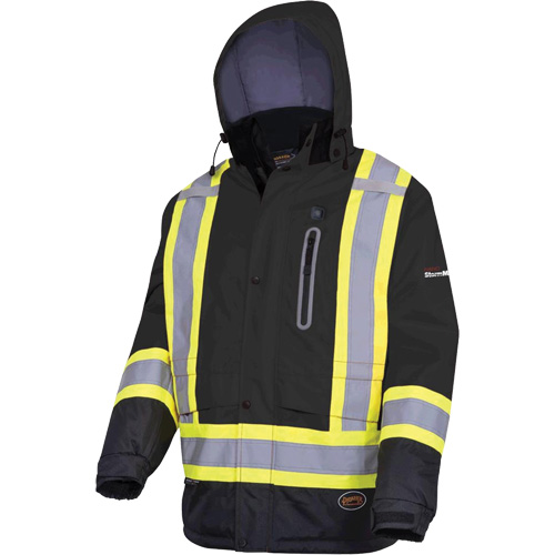 5409 Veste imperm&eacute;able &agrave; isolation thermique, Hommes, Petit, Noir Helyx Safety & Industrial Supplies