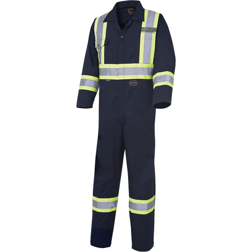 516T Coveralls, 40 (Tall), Navy Blue Helyx Safety & Industrial Supplies