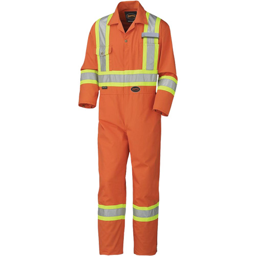 5513 Combinaison pour lavage industriel, 36, Orange haute visibilit&eacute; Helyx Safety & Industrial Supplies