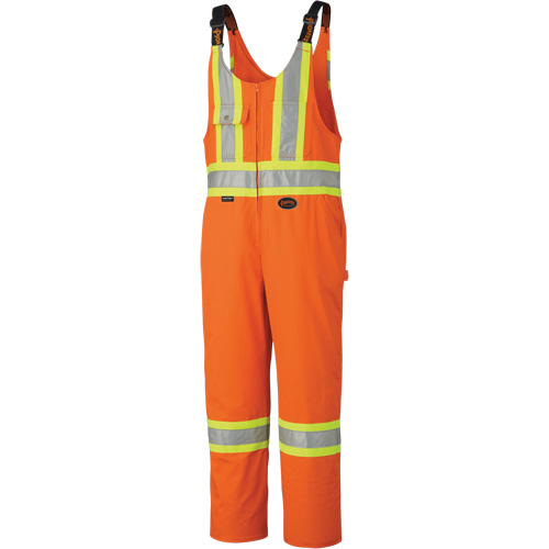 6617Z Safety Overalls with Leg Zippers, Poly-Cotton, 36, High Visibility Orange Helyx Safety & Industrial Supplies