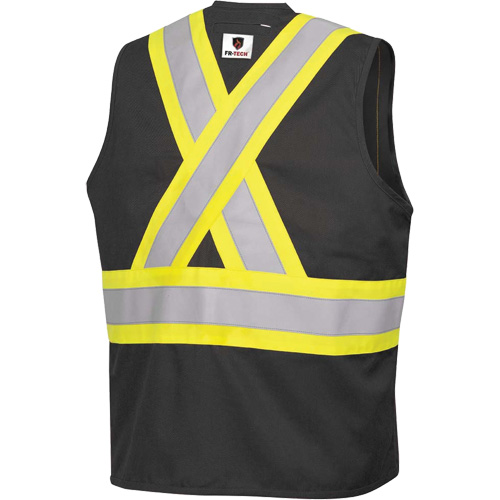 7729 Veste r&eacute;sistante aux arcs &eacute;lectriques FR-Tech, Petit, Noir, 10 cal/cm² Helyx Safety & Industrial Supplies
