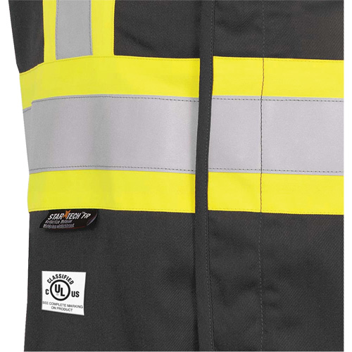 7729 Veste r&eacute;sistante aux arcs &eacute;lectriques FR-Tech, Petit, Noir, 10 cal/cm² Helyx Safety & Industrial Supplies