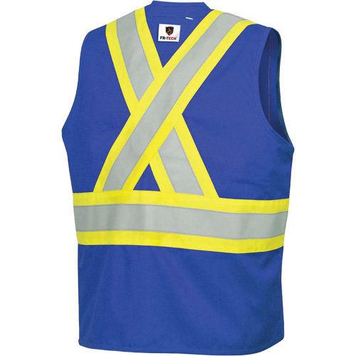 7730 Veste r&eacute;sistante aux arcs &eacute;lectriques FR-Tech, Petit, Bleu royal, 10 cal/cm² Helyx Safety & Industrial Supplies