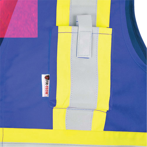 7730 Veste r&eacute;sistante aux arcs &eacute;lectriques FR-Tech, Petit, Bleu royal, 10 cal/cm² Helyx Safety & Industrial Supplies