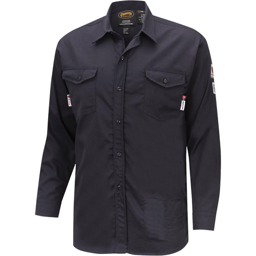 7742 Chemise de s&eacute;curit&eacute; ignifug&eacute;e FR-Tech, Petit, Bleu marin Helyx Safety & Industrial Supplies