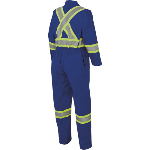 7706 Combinaison ignifuge FR-Tech avec fermetures &agrave; glissi&egrave;re aux jambes, Taille 36, Bleu royal, 9,7 cal/cm² Helyx Safety & Industrial Supplies