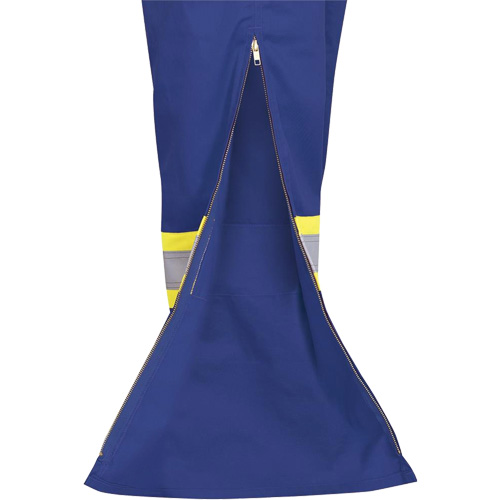 7706 Combinaison ignifuge FR-Tech avec fermetures &agrave; glissi&egrave;re aux jambes, Taille 36, Bleu royal, 9,7 cal/cm² Helyx Safety & Industrial Supplies