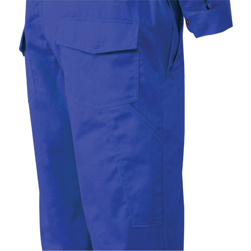 7706T FR-Tech&reg; Flame-Resistant Coverall with Leg Zippers, Size 40 (Tall), Royal Blue, 9.7 cal/cm² Helyx Safety & Industrial Supplies
