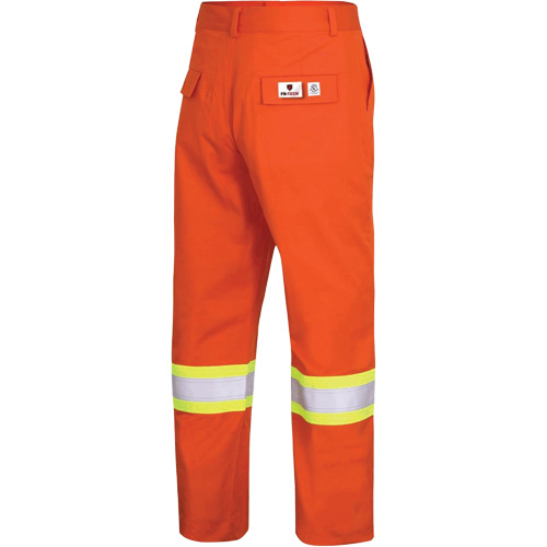 7763 FR-Tech&reg; 88/12 Arc Rated High-Visibility Safety Pants, 38, x 30, High Visibility Orange, 9.7 cal/cm² Helyx Safety & Industrial Supplies