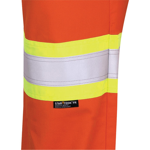 7763 FR-Tech&reg; 88/12 Arc Rated High-Visibility Safety Pants, 38, x 30, High Visibility Orange, 9.7 cal/cm² Helyx Safety & Industrial Supplies