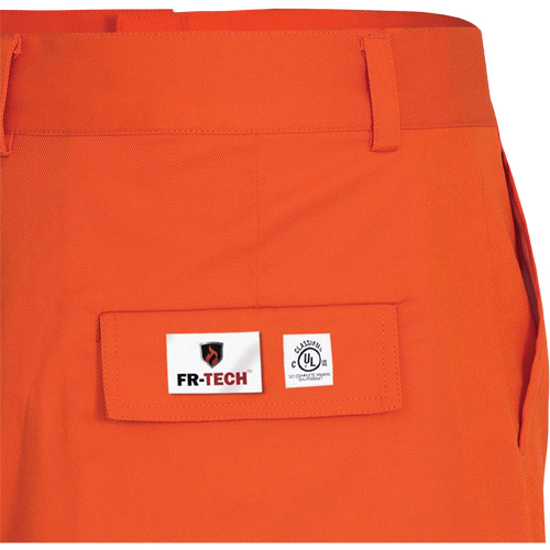 7763 FR-Tech&reg; 88/12 Arc Rated High-Visibility Safety Pants, 38, x 30, High Visibility Orange, 9.7 cal/cm² Helyx Safety & Industrial Supplies