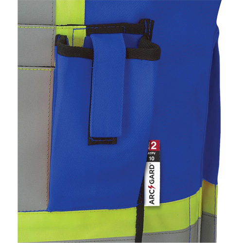 7733 Veste d'arpenteur ignifuge et r&eacute;sistant aux arcs &eacute;lectriques FR-Tech, Petit, Bleu royal, 9,7 cal/cm² Helyx Safety & Industrial Supplies