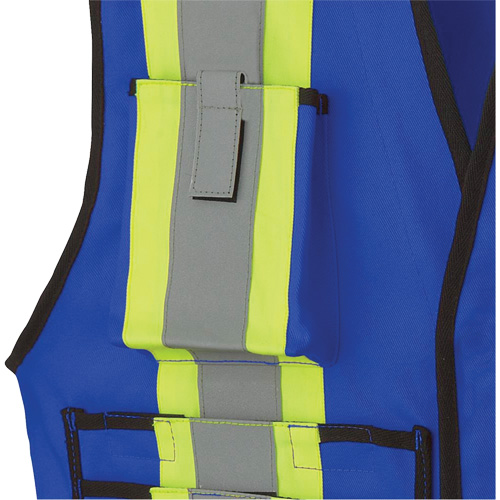 7733 Veste d'arpenteur ignifuge et r&eacute;sistant aux arcs &eacute;lectriques FR-Tech, Petit, Bleu royal, 9,7 cal/cm² Helyx Safety & Industrial Supplies