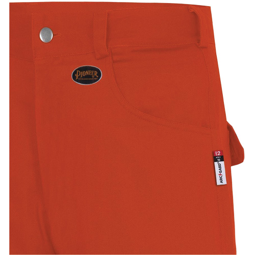 7765 FR-Tech&reg; 88/12 Arc Rated High-Visibility Safety Cargo Pants, 32, x 34, High Visibility Orange, 10 cal/cm² Helyx Safety & Industrial Supplies