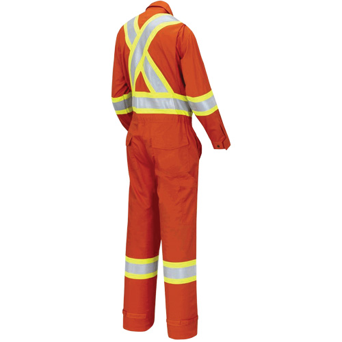 7702W FR-Tech&reg; Women's FR/Arc-Rated Coveralls, Size X-Small, High Visibility Orange, 10 cal/cm² Helyx Safety & Industrial Supplies