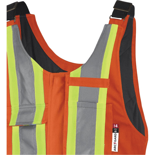 5534A Flame-Resistant Quilted Safety Overalls, Small, Orange Helyx Safety & Industrial Supplies