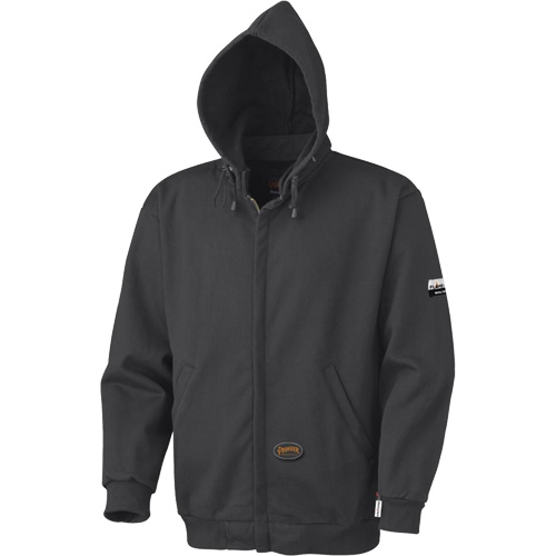 337 Capuche &agrave; fermeture &eacute;clair ignifug&eacute;e, Hommes, T-petit, Noir, 22 cal/cm² Helyx Safety & Industrial Supplies