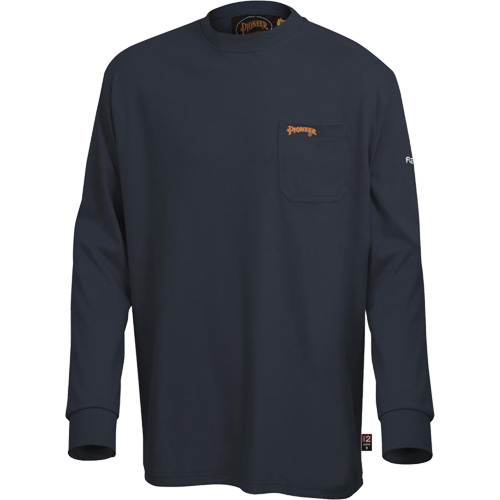 333 Flame-Resistant Long-Sleeved Shirt, Small, Navy Blue Helyx Safety & Industrial Supplies