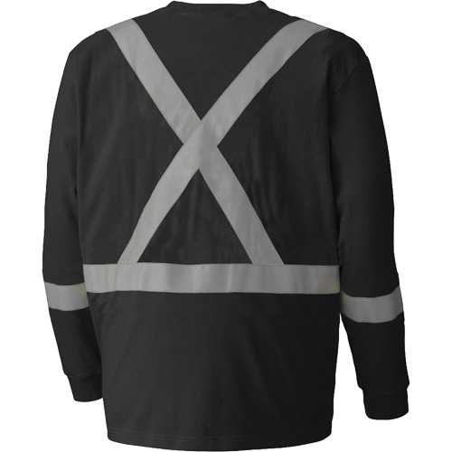 340SFA Chemise de s&eacute;curit&eacute; &agrave; manches longues ignifuge, Petit, Noir Helyx Safety & Industrial Supplies