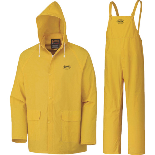 577 V&ecirc;tements imperm&eacute;ables 3 morceaux, Polyester/PVC, 6T-Grand, Jaune Helyx Safety & Industrial Supplies