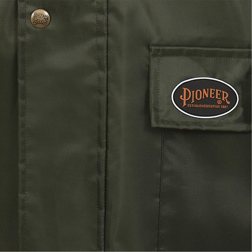 D8120J Nailhead Ripstop Tree Planter Hooded Jacket, Polyester/PVC, X-Small, Green Helyx Safety & Industrial Supplies