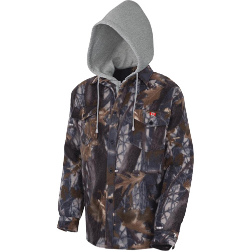 415CM Quilted Hooded Shirt, Men's, X-Small, Multi-Colour Helyx Safety & Industrial Supplies