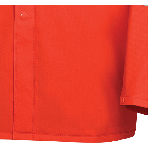 576J High-Visibility FR Rain Jacket, Small, High Visibility Orange Helyx Safety & Industrial Supplies