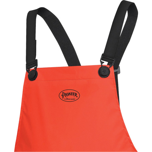 576P FR Safety Bib Pants, Small, High Visibility Orange Helyx Safety & Industrial Supplies
