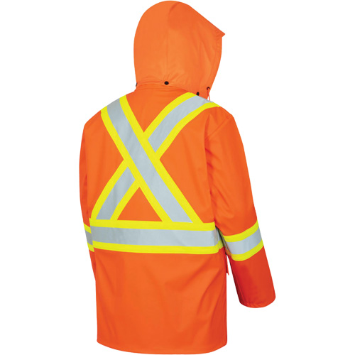 5892PKT High-Visibility FR Waterproof Safety Jacket, X-Small, High Visibility Orange Helyx Safety & Industrial Supplies