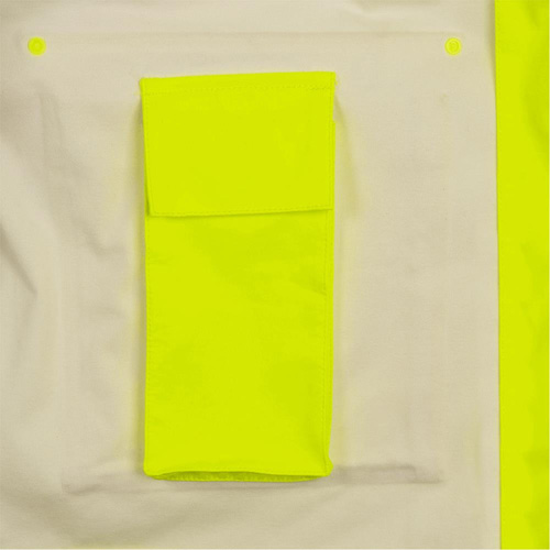5881 FR/Arc-Rated Waterproof Rain Jacket, X-Small, High Visibility Yellow, 10 cal/cm² Helyx Safety & Industrial Supplies