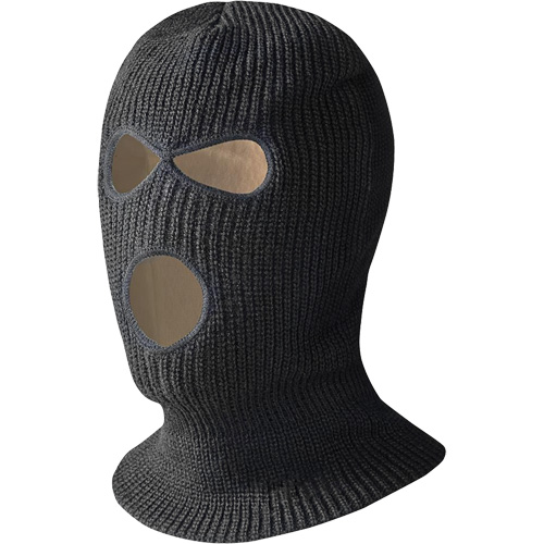 5560A Cagoule doubl&eacute;e &agrave; trois trous, Noir Helyx Safety & Industrial Supplies