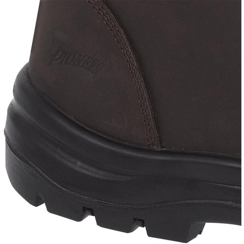 1028 Bottes de travail 8" marron, Cuir, Embout Acier, Taille 10 Helyx Safety & Industrial Supplies