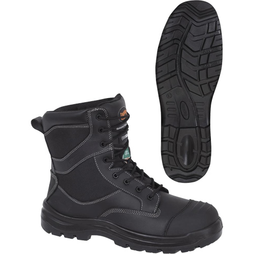 1050 Bottes de s&eacute;curit&eacute; composites noires, Cuir, Taille 14, Imperm&eacute;able Helyx Safety & Industrial Supplies