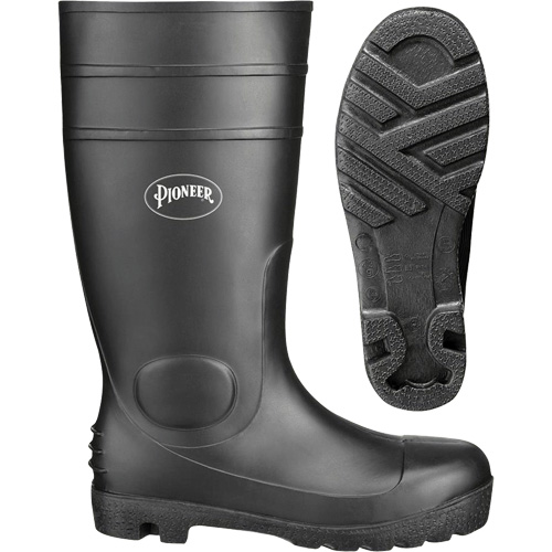 1011 Safety Boots, PVC, Size 10, Puncture Resistant Sole Helyx Safety & Industrial Supplies