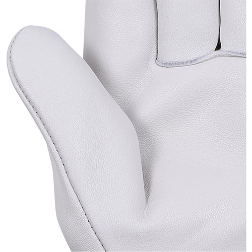 535G Gants de chauffeur beige, Petit, Paume en Cuir fleur de vache Helyx Safety & Industrial Supplies