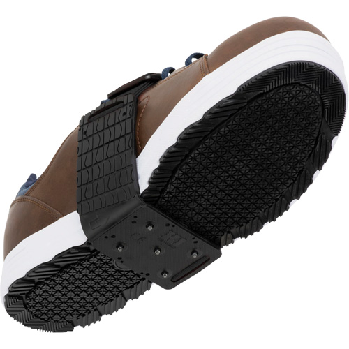 Slim Profile Ice Cleat, Tungsten Carbide, Stud Traction, One Size Helyx Safety & Industrial Supplies