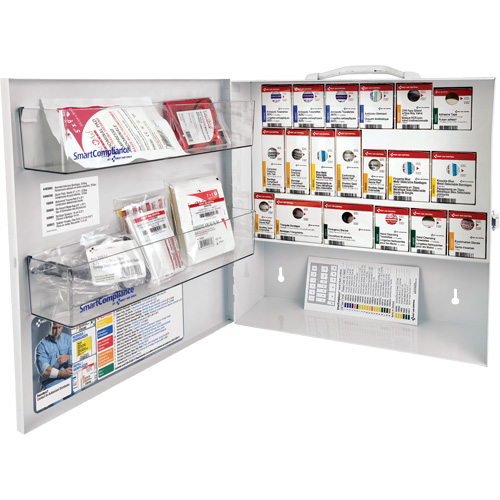 SmartCompliance&reg; First Aid Cabinet, Meets CSA Z1220-17 Type 2 Low-Risk Environment, Small (2-25 Workers) Helyx Safety & Industrial Supplies