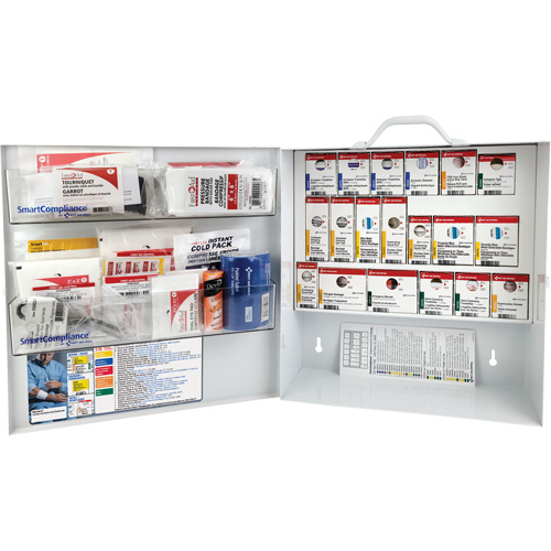 SmartCompliance&reg; First Aid Cabinet, Meets CSA Z1220-17 Type 3 High-Risk Environment, Small (2-25 Workers) Helyx Safety & Industrial Supplies