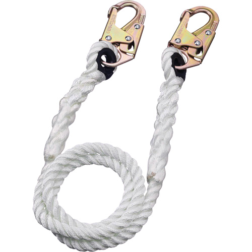 LAN-1222-6 Longe de retenue en corde, 1 branches, 6', Classe CSA A Helyx Safety & Industrial Supplies