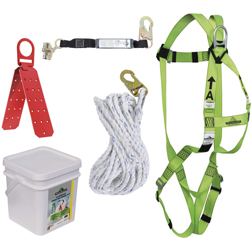 RK4-50 Ensemble de protection contre les chutes, Trousses pour couvreur de toit Helyx Safety & Industrial Supplies
